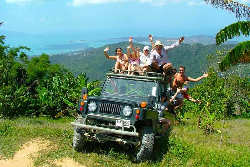 Samui: Öğle Yemeği Dahil 7 Saatlik 4WD Vahşi Orman Safari Turu